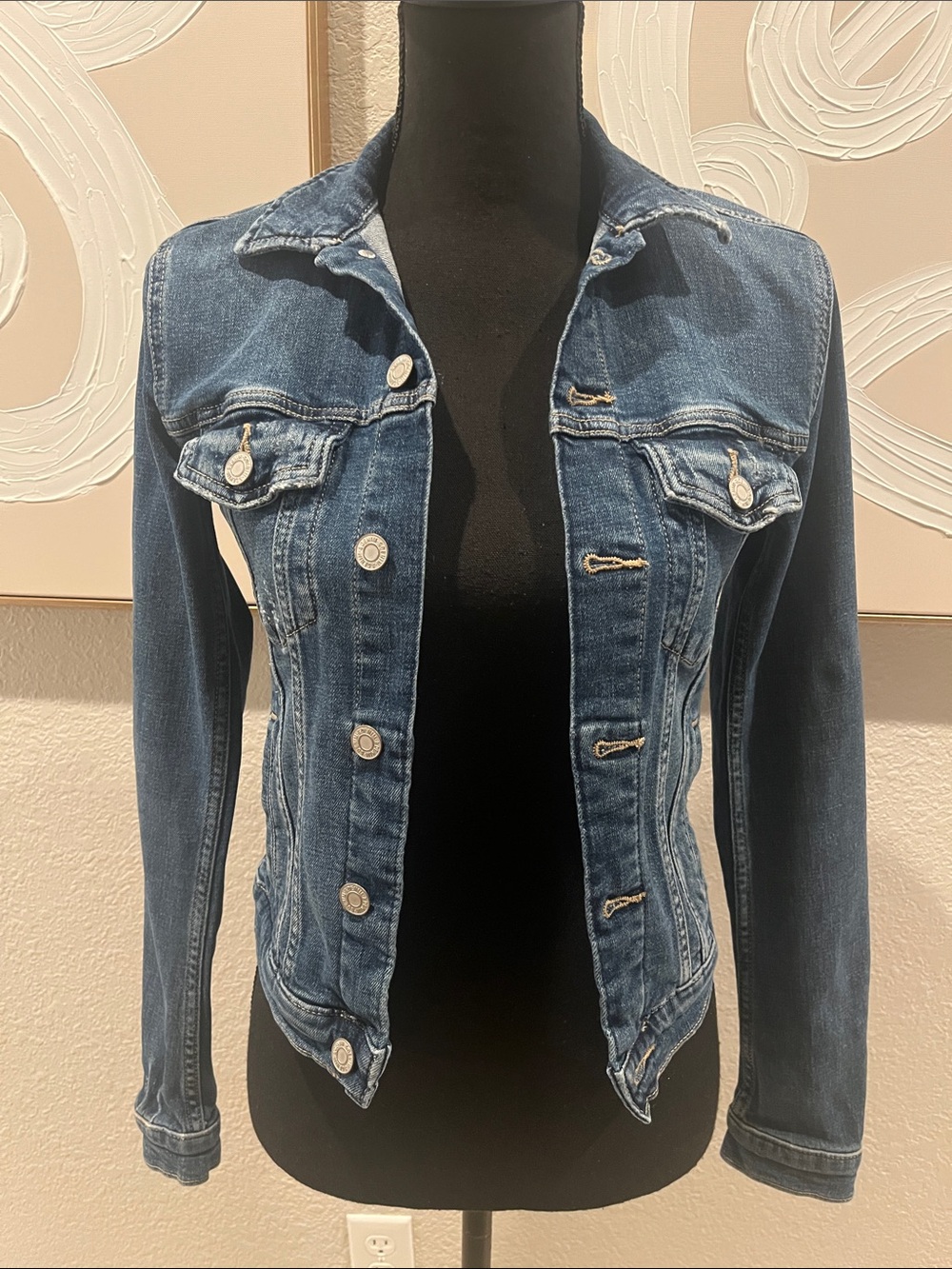 H&M Dark Blue Denim Jacket